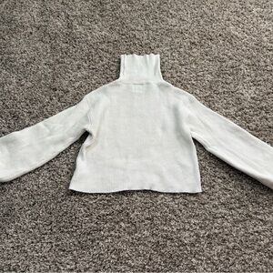 Cozy White Turtleneck Sweater